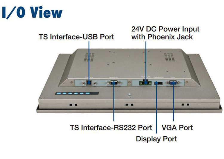 全新研華 工業等級平板顯示器FPM系列 17寸工業顯示器 FPM-7151T