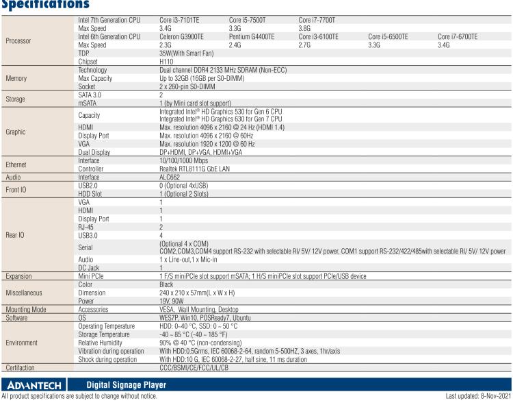 研華USM-260 多功能微型計算機