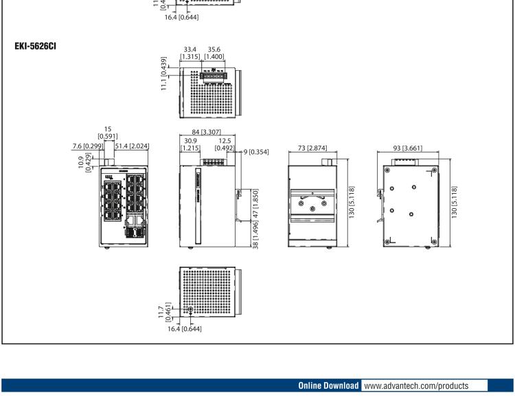 研華EKI-5629CI 2千兆光電組合端口 + 8百兆網口ProView(組態(tài))系列工業(yè)以太網交換機