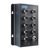 研華EKI-9508E-ML 8個百兆M12端口非網管EN50155交換機， 支持24/48 VDC電