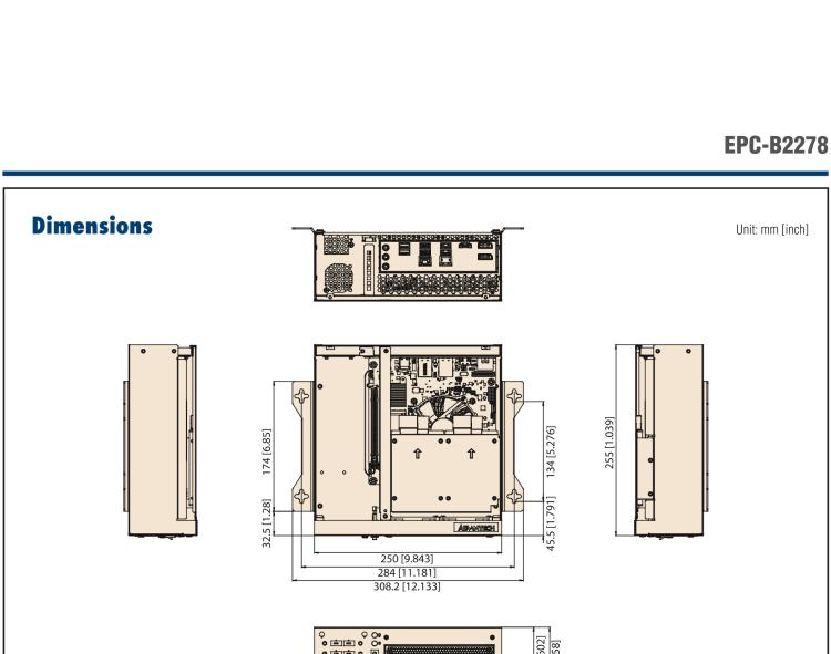 研華EPC-B2278 適配Intel 第12代 Core i 系列處理器，搭載Q670E芯片組。2U高度，精簡尺寸，性能強(qiáng)勁，是小尺寸高性能場景的理想解決方案。