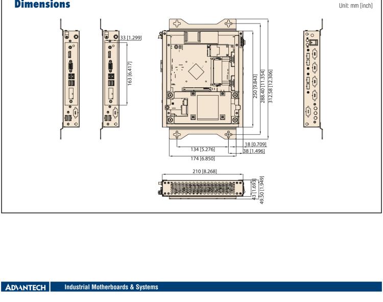 研華EPC-T1217 板載Intel? 奔騰 4核 N4200 處理器。支持雙重顯示，無風扇設計，1U超薄高度，支持上架。