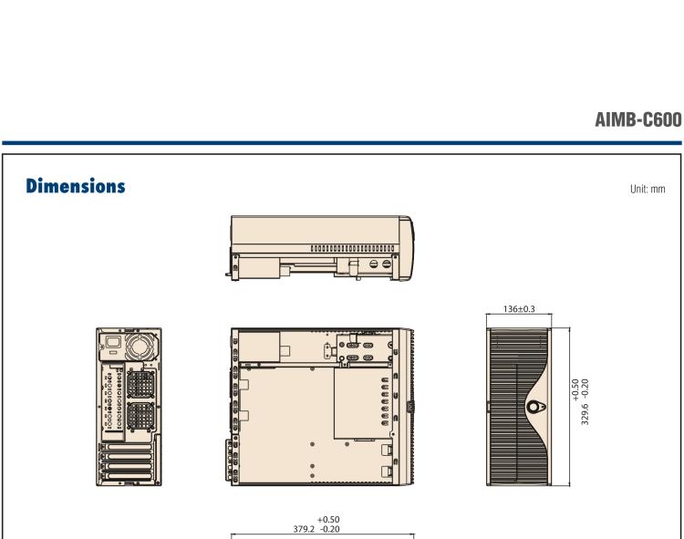 研華AIMB-C600 經濟型臺式機箱，用于MicroATX 母板