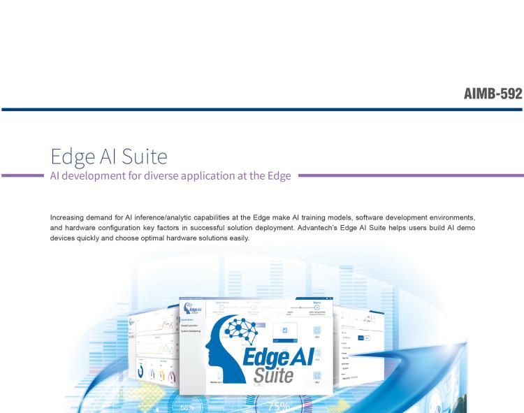 研華AIMB-592 適配AMD EPYC 7003系列處理器。性能達到服務器級別，4路PCIe x16滿足各類拓展需求，可做小型工作站、小型視覺圖像處理服務器使用。