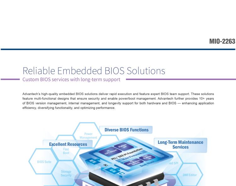 研華MIO-2263 2.5寸Pico-ITX主板，搭載Intel? Atom? SoC E3825/ J1900處理器的2.5寸Pico-ITX單板電腦，采用DDR3L內存，支持24-bit LVDS + VGA/HDMI獨立雙顯，帶有豐富I/O接口：1個GbE、半長Mini PCIe、4個USB、2個COM、SMBus、mSATA & MIOe