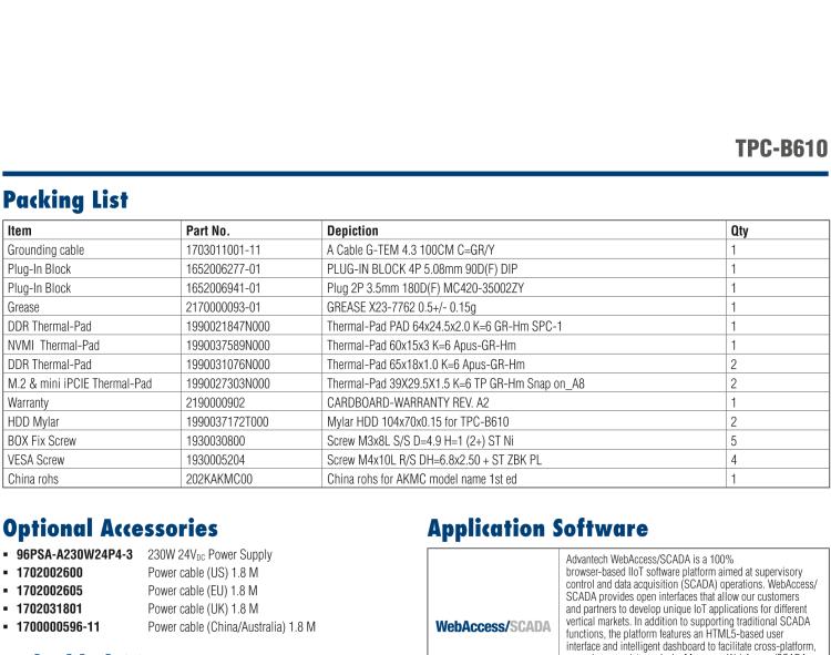 研華TPC-B610 TPC-B610是研華高性能平板電腦解決方案，適用于您未來(lái)的工業(yè)4.0升級(jí)