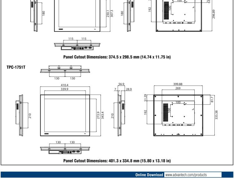 研華TPC-1251T(B) 12寸XGA TFT LED LCD工業信息終端平板電腦，搭載英特爾?凌動?處理器