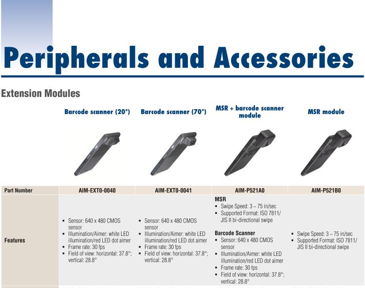 研華AIM-75S 8"RISC架構工業級移動平板電腦， 搭載高通? 驍龍? 660處理器, Android 10系統, 并通過Google GMS認證